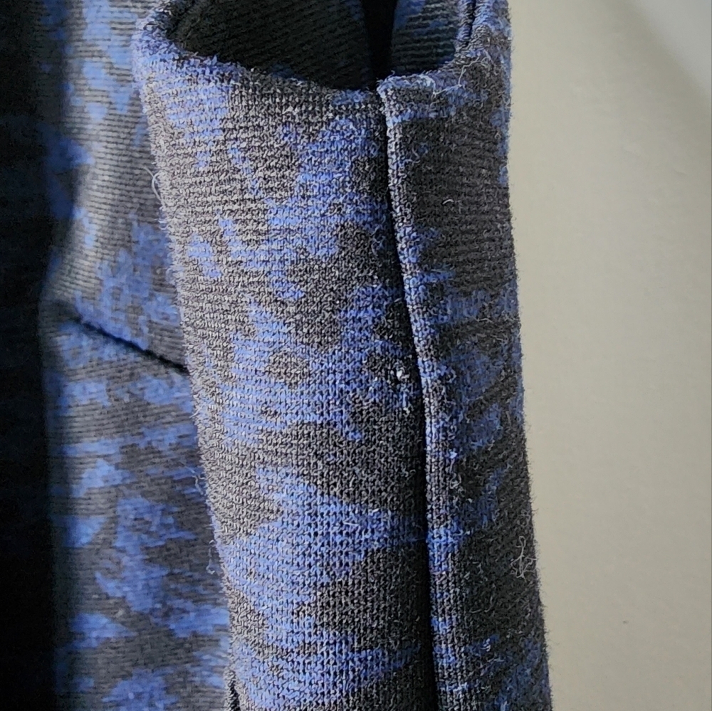 Mario Serrani Dress Black and Blue Formal Dress Size XS - Picture 6 of 8